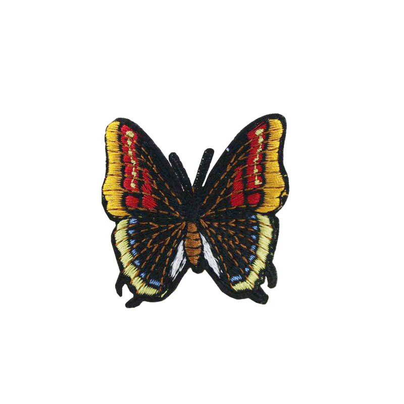 Schmetterlings-kundenspezifischer Stickerei-Flecken für Hemden