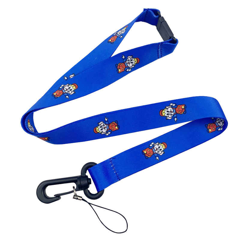 Sublimations-Nylon-Wärmeübertragungs-Lanyard für Werbezwecke